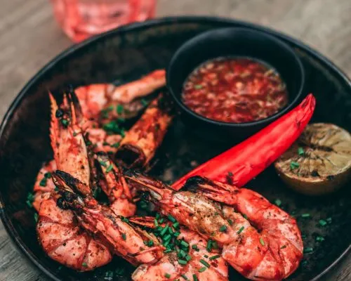 Chimichurri-Prawns
