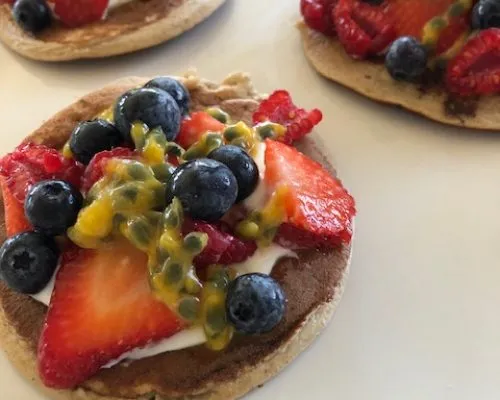 Banana Oat Pancakes
